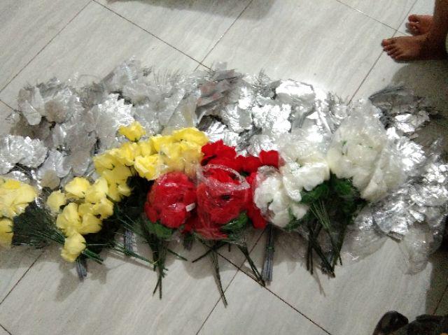 Wanflower Daun Anggur * Silver (perlusin)