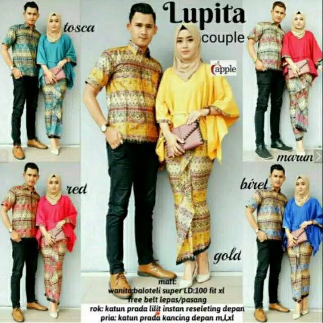 Baju Sarimbit Batik Lowo Cewek Cowok Termurah