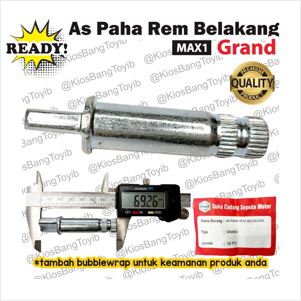 As Paha Rem Belakang Grand Supra Karisma Revo Supra X125 (MAX1)