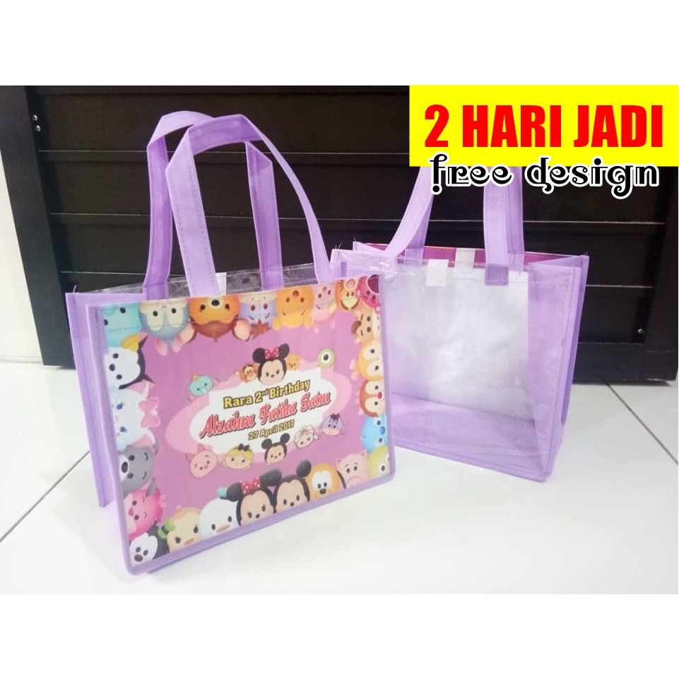 TAS ULTAH ANAK MIKA, MUAT BENTO & TUMINI