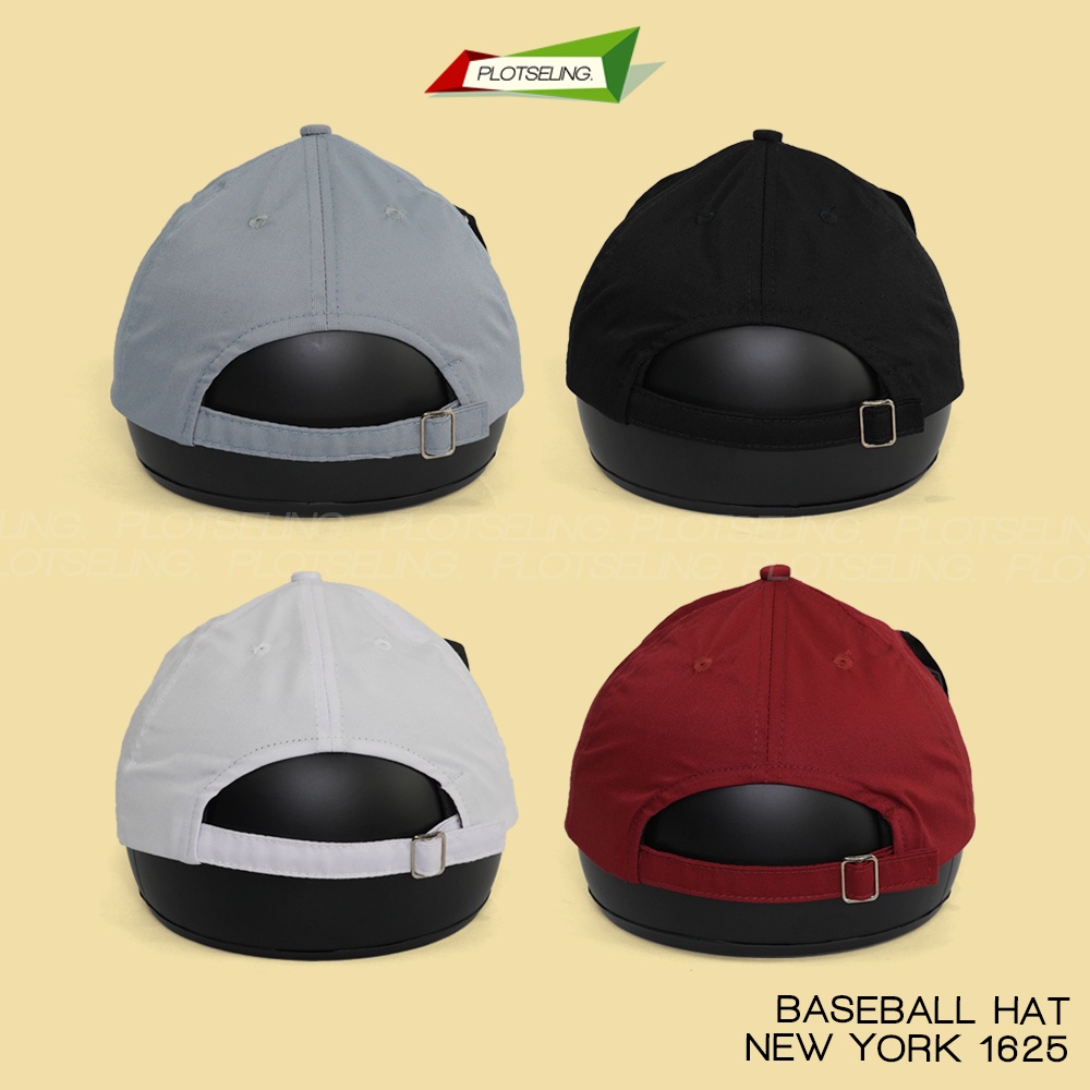 Topi Baseball NEW YORK EST. 1625 Pria Wanita Distro New York Est 1625 Classic Cap Casual Sport Abu Merah Hitam Putih Unisex