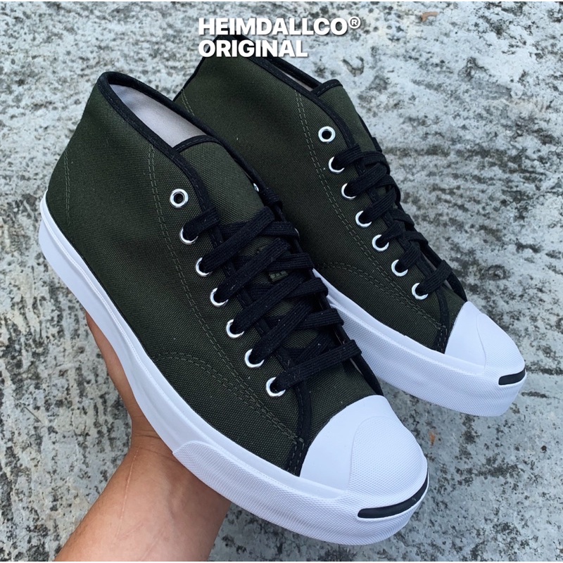 CONVERSE JACK PURCELL MID HYBRID TEXTURE CARGO KHAKI WHITE ORIGINAL