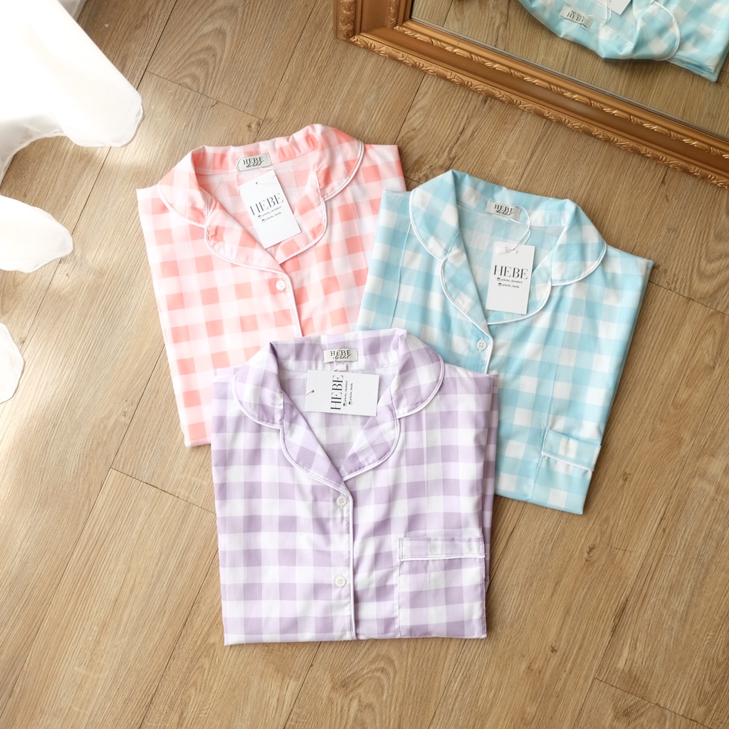 Classic Cotton Pajamas Katun Korea - Baju Tidur Wanita