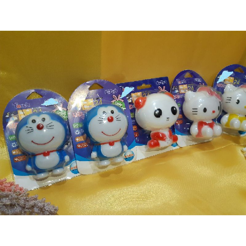 Lampu Tidur Led Hello Kitty,Doraemon,Panda/ Mini Lamp / Lampu Mini