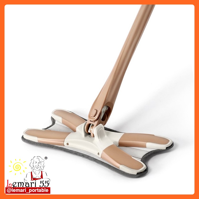 ALAT PEL LANTAI FLEXIBLE PERAS / SUPER MOP X SHAPE FLAT MOP FLEXIBLE
