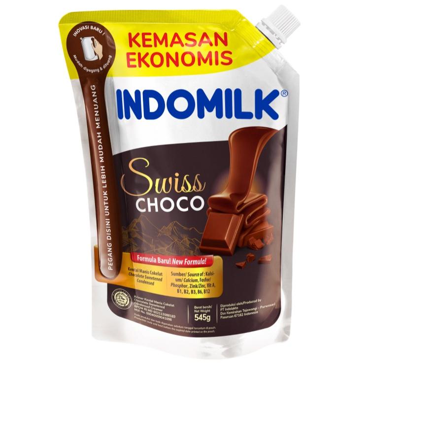 

Indomilk Kental Manis Swiss Chocolate Pouch 545gr 민