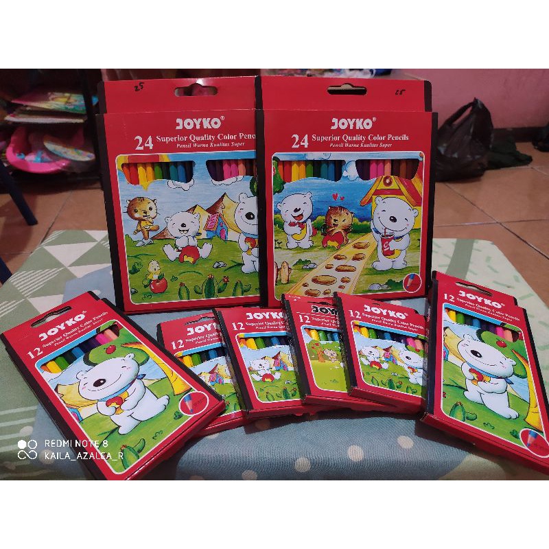 

Pensil Warna Joyko 12 warna