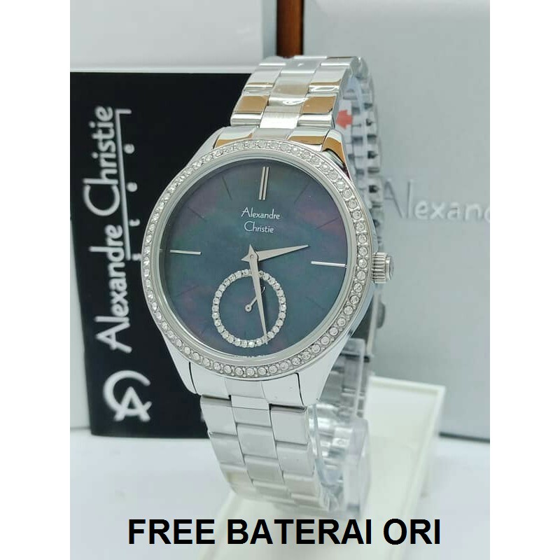 [Free Baterai] JAM TANGAN WANITA ALEXANDRE CHRISTIE AC 2715 ORIGINAL GARANSI RESMI 1 TAHUN