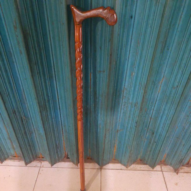 tongkat jalan kayu ulin