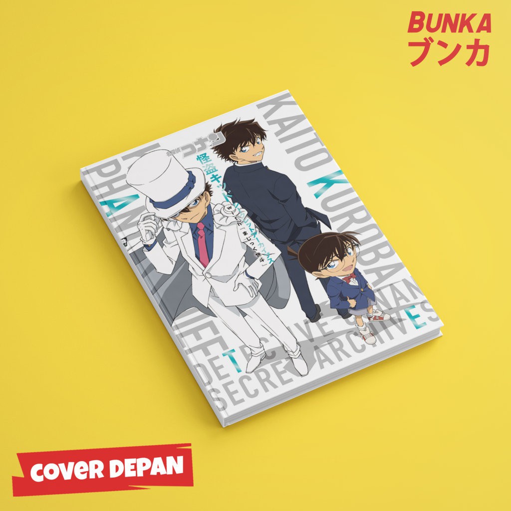 

Notebook Anime Detective Conan Trio Hardcover A5 Buku Tulis Catatan Notes Agenda Planner Jurnal