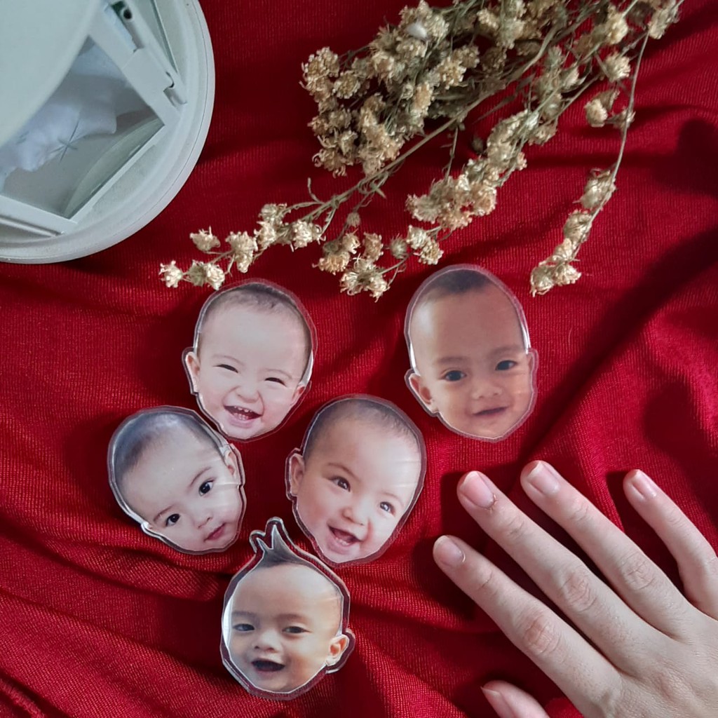 Pop Socket | Griptok Acrylic - Custom Muka & Bentuk