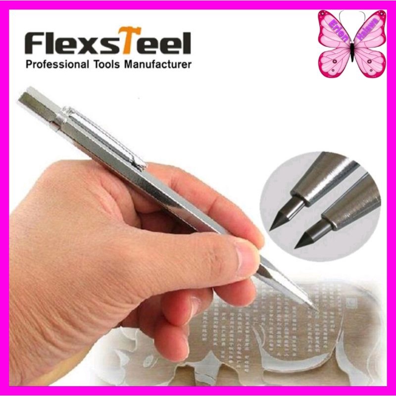 

Flexsteel Pena Ukir Metal Scriber Tungsten Carbide Tip