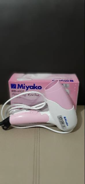 MIYAKO HD 550 / HD 402 PINK HAIR DRYER PENGERING RAMBUT BISA DILIPAT PRAKTIS ORIGINAL GARANSI RESMI