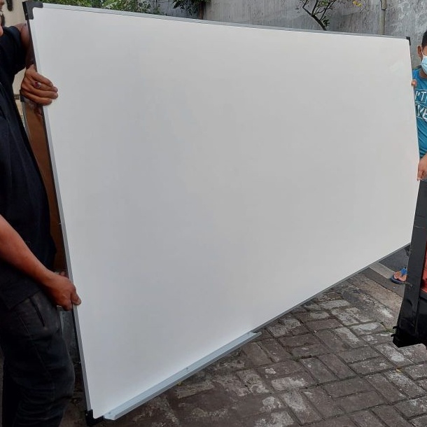 

whiteboard besar sambung 120 x 360cm nonmagnet