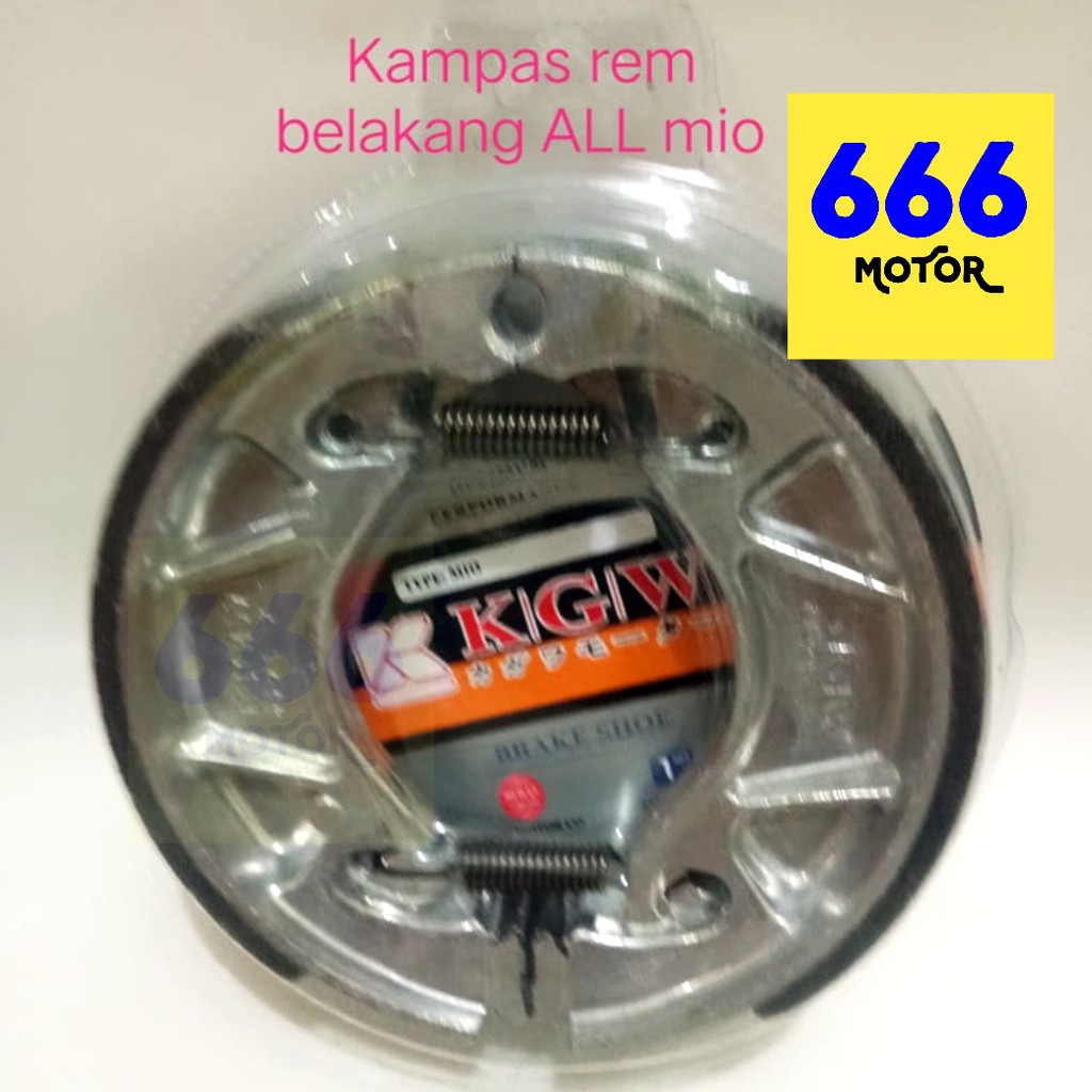 666MOTOR KAMPAS REM BELAKANG MIO