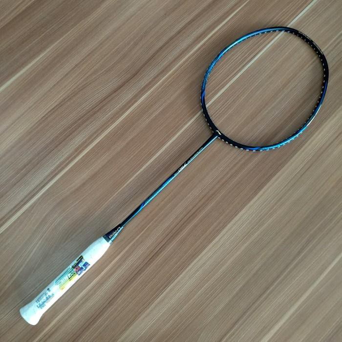 mantul habis badminton RAKET BADMINTON - LINING WINDSTORM 790 LITE ORIGINAL BLACK BLUE