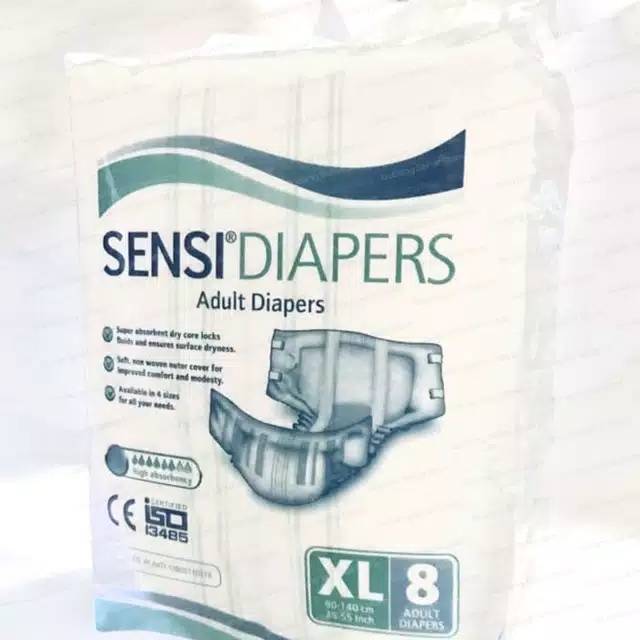 Popok Dewasa Sensi Diapers XL Isi 8