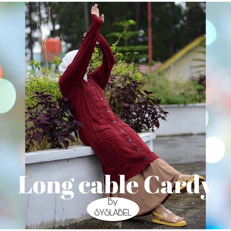 ZASKIA CARDIGAN - LONG CARDI CABLE POCKET PREMIUM A5