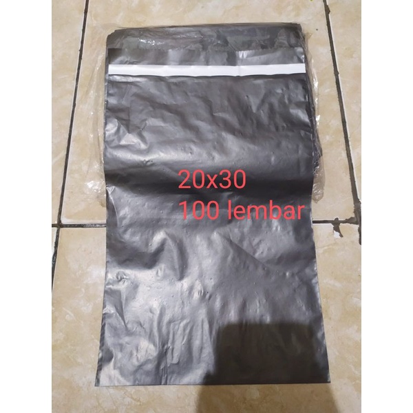 plastik polymailer silver 20x30 50 pcs