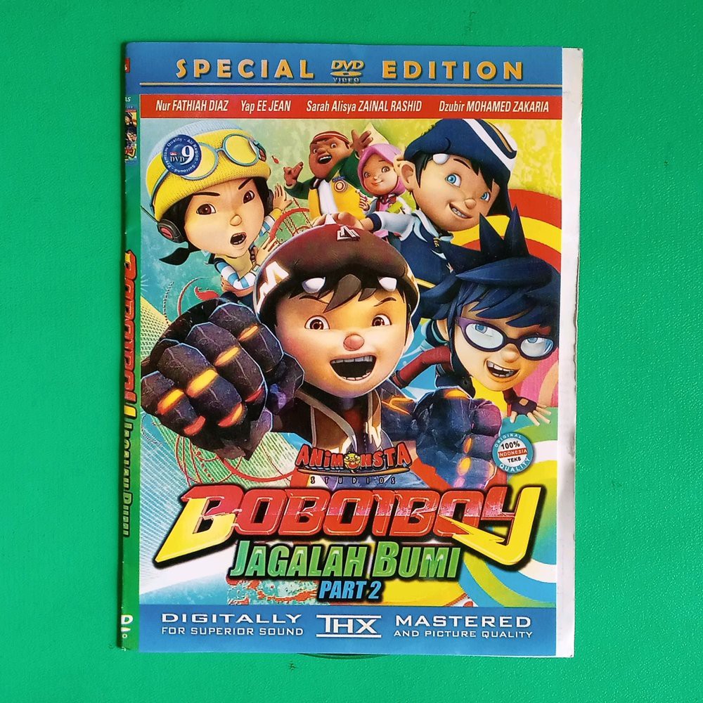 DISKONN KASET DVD Boboiboy Film Kartun Anak Cowok Paling Laris