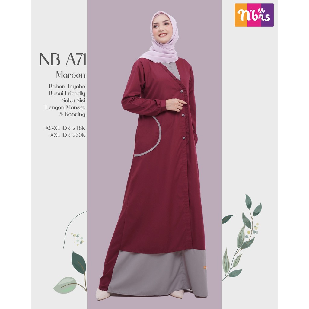 NIBRAS GAMIS - NB A71 MAROON
