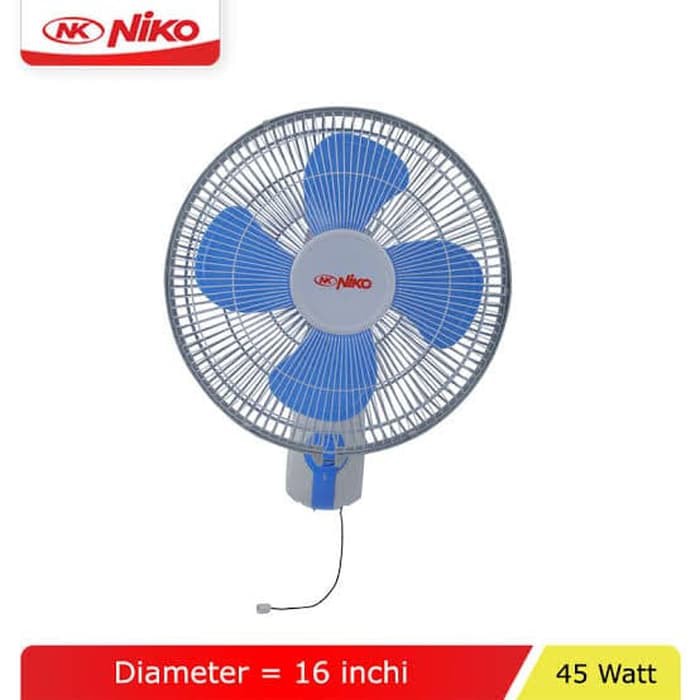 NIKO Kipas Angin Dinding 16 Inch / Wallfan - Garansi 1 Tahun