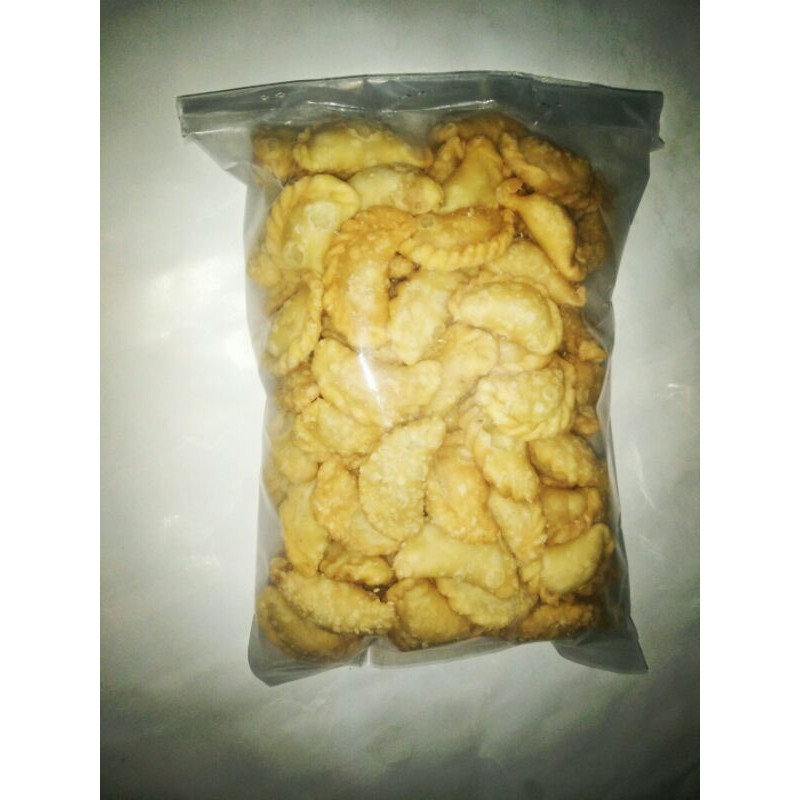 

PANGSIT KERING ISI ABON SAPI kemasan 500gr