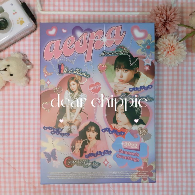 [READY STOCK] SG AESPA 2022 WD SHARING SEASON GREETING WITH DRAMA KARINA GISELLE WINTER NINGNING HAR