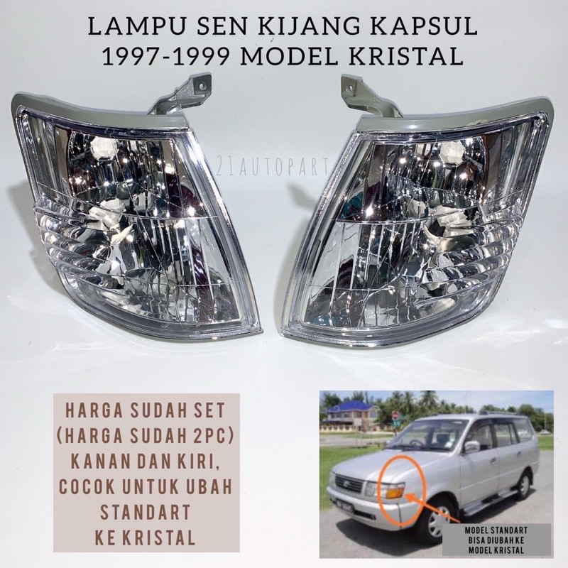 Jual Lampu Sen Kijang Kapsul Model Kristal Shopee Indonesia