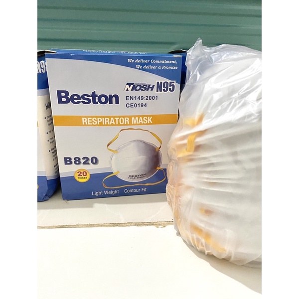 Masker NIOSH Masker N95 Respirator Mask N95 Beston NIOSH 20pcs/box