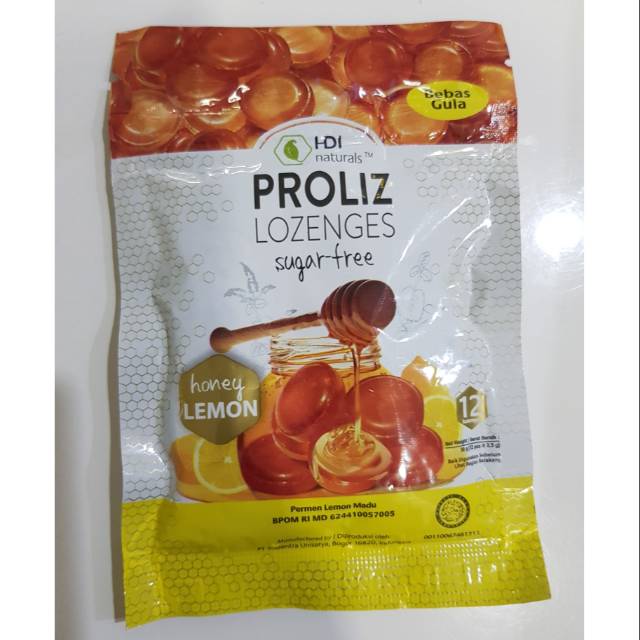 SALE HDI PROLIZ LOZENGES (12 Loz per sachet) / Permen Pereda Iritasi Tenggorokan