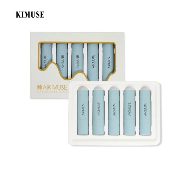 (READY &amp; ORI) Kimuse 5 In 1 Living Cocal Liquid Matte Lipstick Set kms102 kms103 kado seserahan teman pacar gift hampers