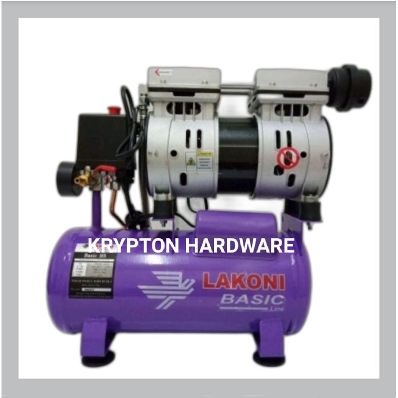 KOMPRESOR LAKONI BASIC 9S 3/4HP OILESS BEST QUALITY