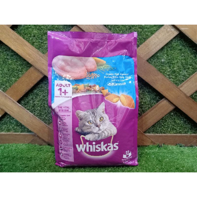 Whiskas Adult Ocean fish 1.2kg/makanan kucing kering whiskas