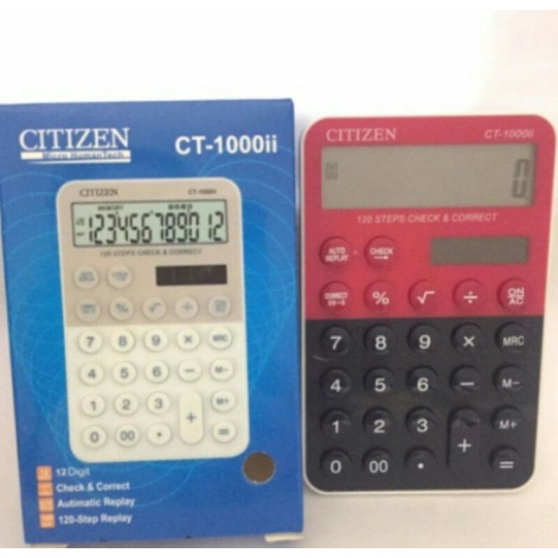 

Cod Kalkulator Citizen CT 1000ii 12 Digit Murah