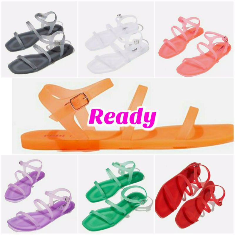 sendal rubi jelly sale ready stock