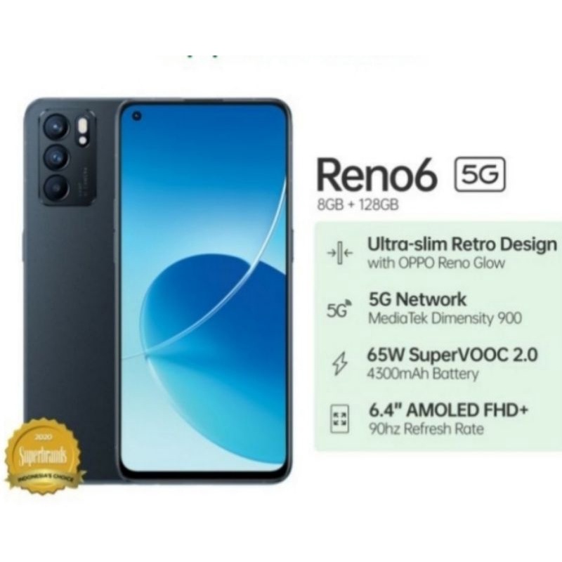 OPPO RENO 6 5G - 8/128GB