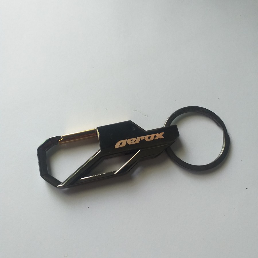 gantungan kunci eksklusif logo NMAX dan AEROX full CNC-1