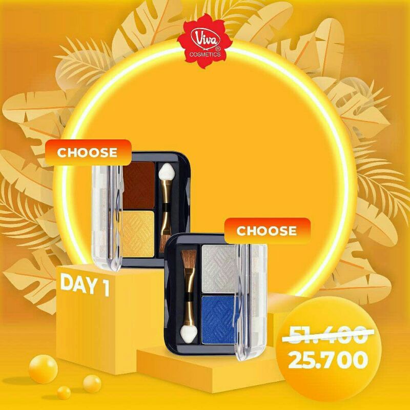 Paket 2 Eye Shadow Duo Viva
