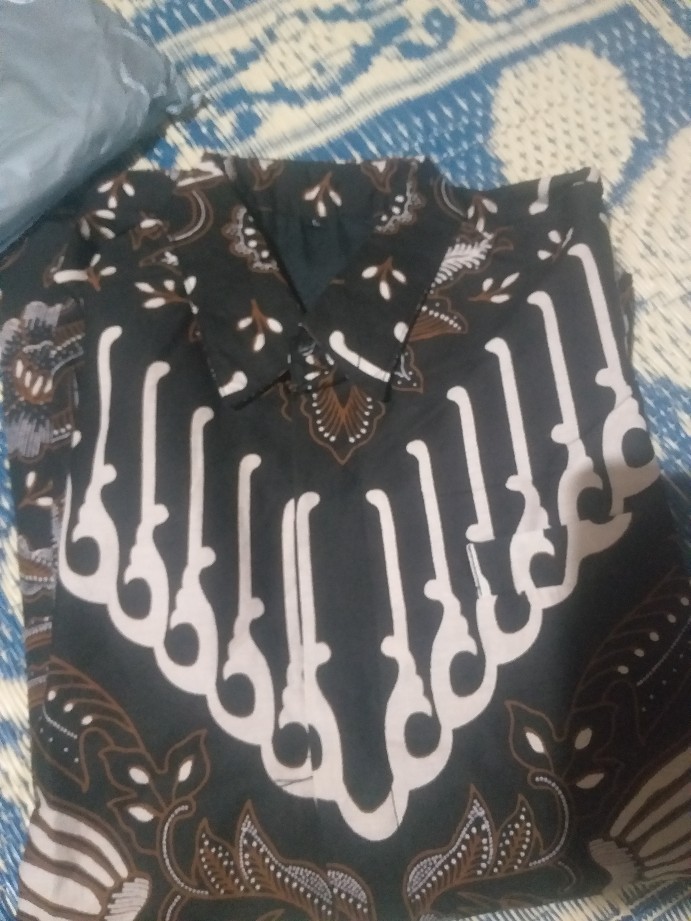 Kemeja Batik Merpati Sogan Halus Asli Katun Sragenan Batik Solo