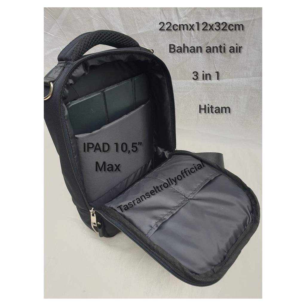Tas Selempang Travel Polo Interclub Tablet-Ipad max 10,5 inch 100% original