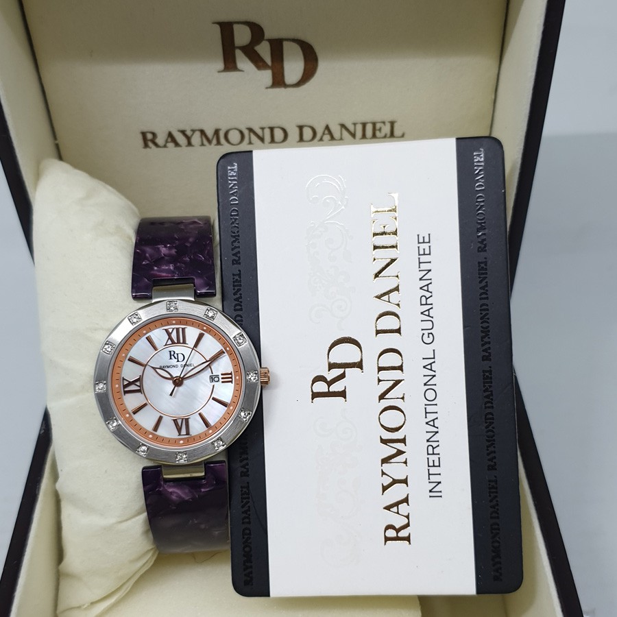 Raymond Daniel RD206 Silver Rosegold Akr.Unggu, Jam Tangan Wanita, Original