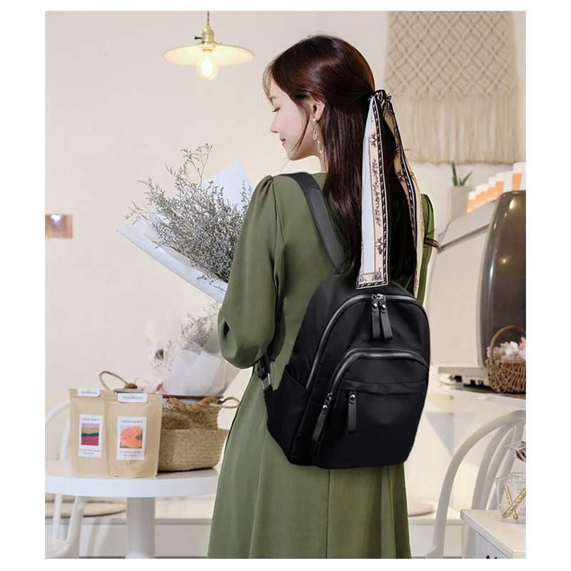 Tas fashion korea Backpack ransel sintetis simpel murah