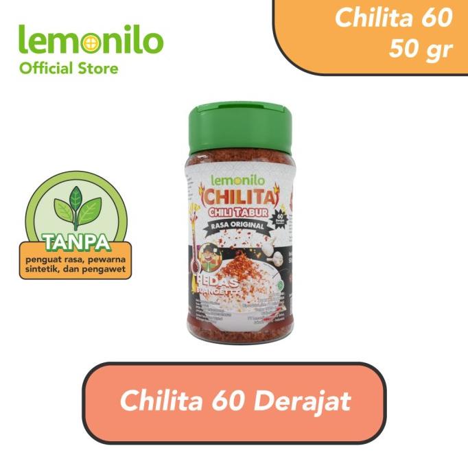 

Lemonilo Bubuk Cabe Tabur Chilita 60 Derajat 50g
