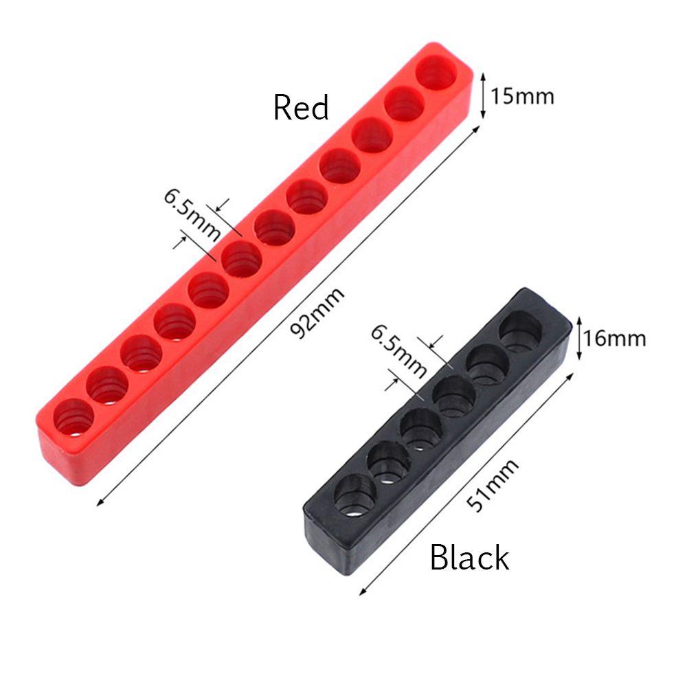 Solighter Screwdriver Bit Holder 6per12/32lubang Power Accessories Rack Kit Penyimpanan Kepala Obeng