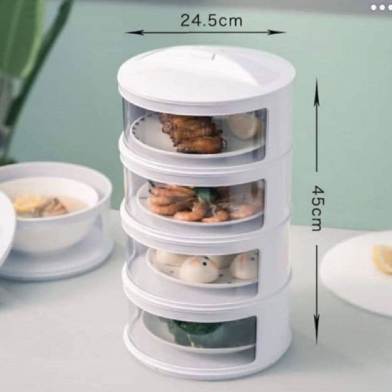 Tudung Saji 4 susun / tempat penyimpanan makanan susun / tudung saji susun