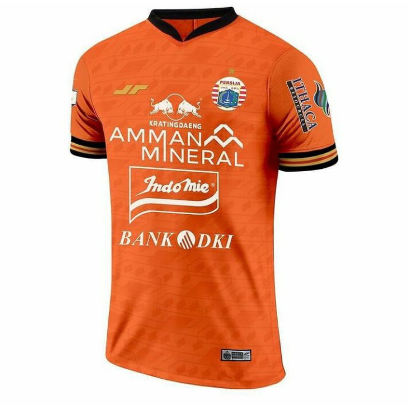 Jersey Persija dan masker Persija