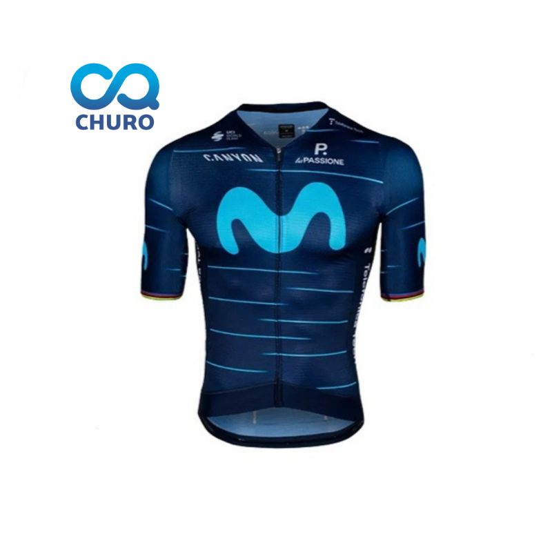 Jersey Sepeda Import MOVISTAR JT142 Roadbike Jersey Cycling Jersey