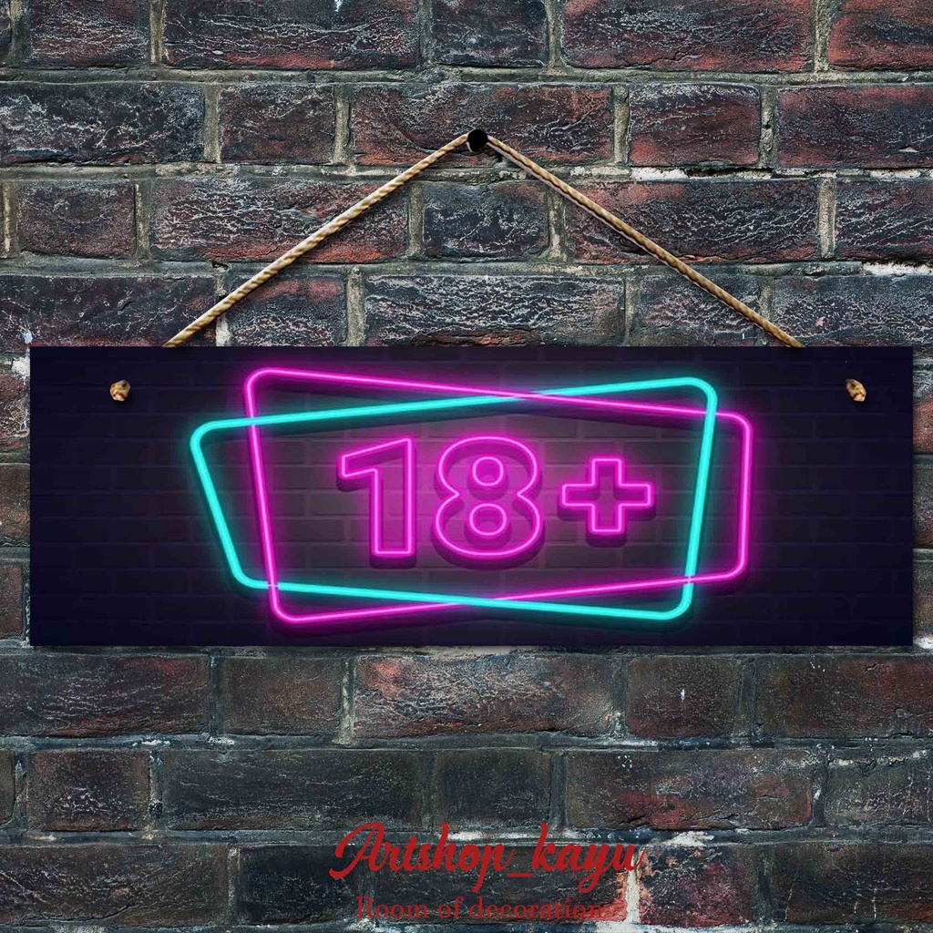 Hiasan DINDING pintu pajangan pintu shabby walldecor poster kayu. pajangan rumah dekorasi Neon