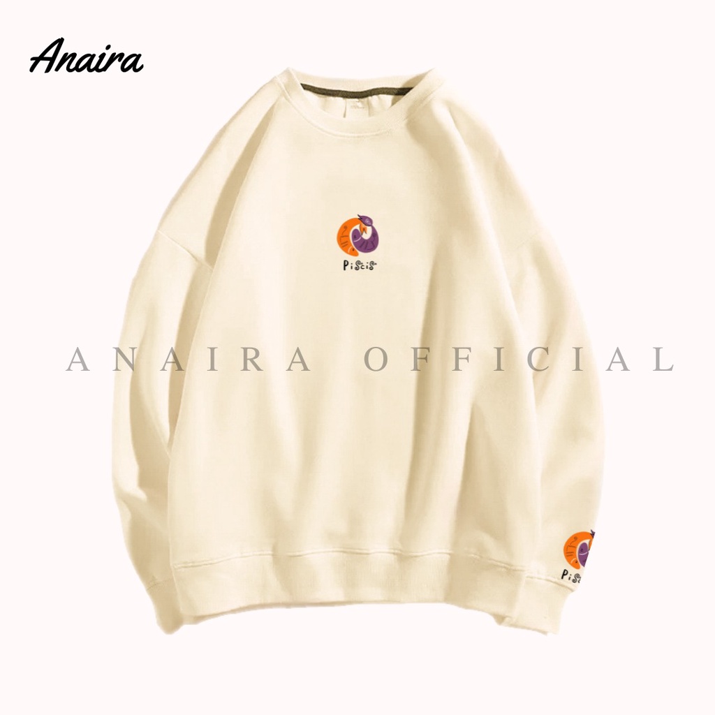 PISCIS SWEATER CREWNECK WANITA ANAIRAOFFICIAL